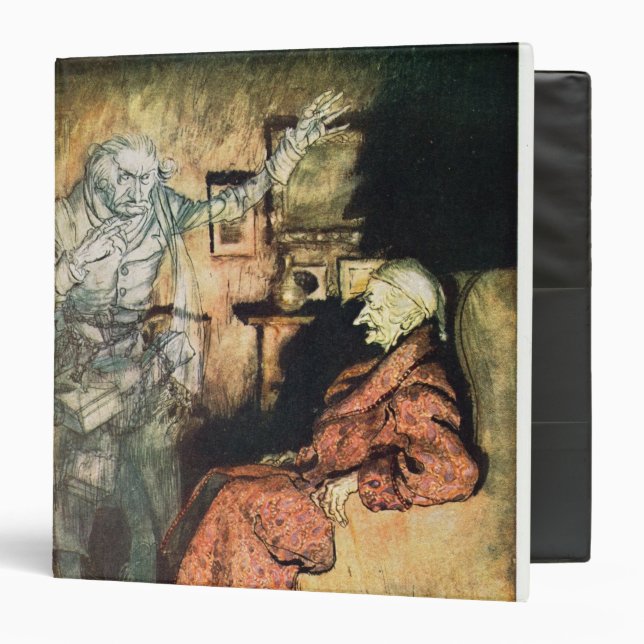 Scrooge and The Ghost of Marley Binder (Front/Inside)
