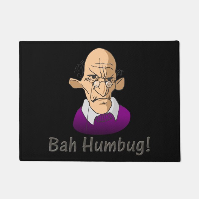 scrooge bah humbug doormat (Front)