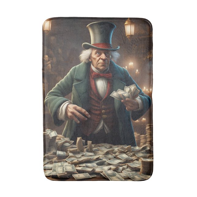 Scrooge Bath Mat (Front Vertical)