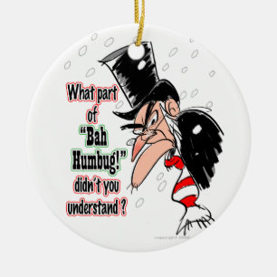SCROOGE CERAMIC ORNAMENT