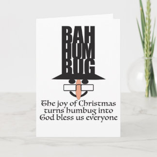 Scrooge Christmas card