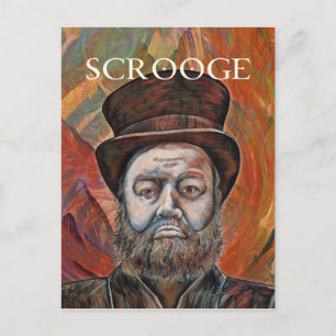 Scrooge Holiday Postcard