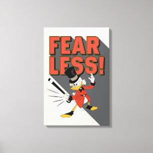 Scrooge McDuck   Fearless! Canvas Print