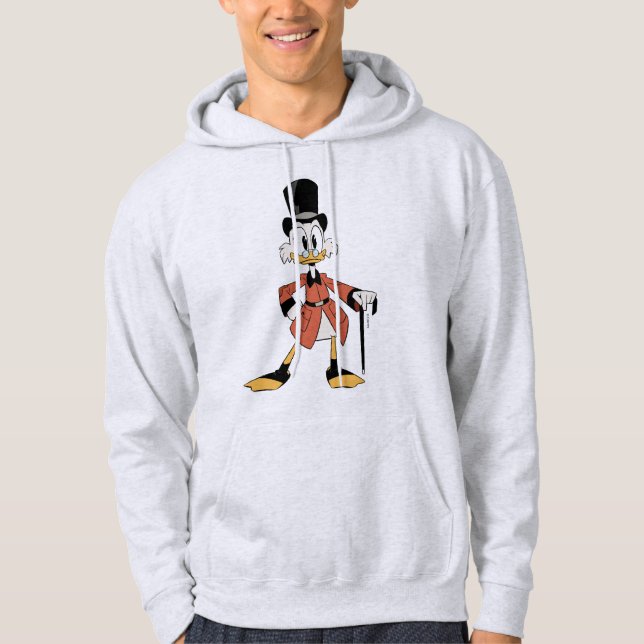 Scrooge McDuck | Work Hard Quack Hard Hoodie (Front)