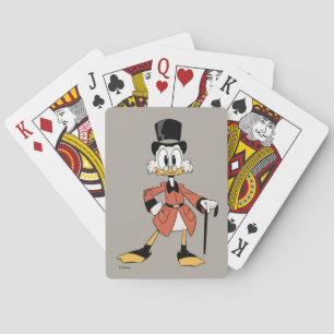Scrooge McDuck Work Hard Quack Hard Playing Card
