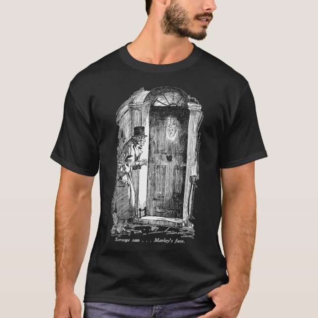 Scrooge saw... Marley&x27;s face Classic T-Shirt (Front)