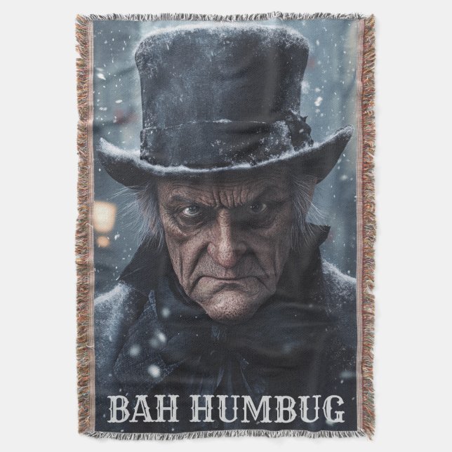 Scrooge Throw Blanket (Front Vertical)