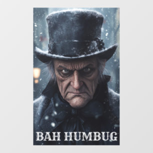 Scrooge Window Cling