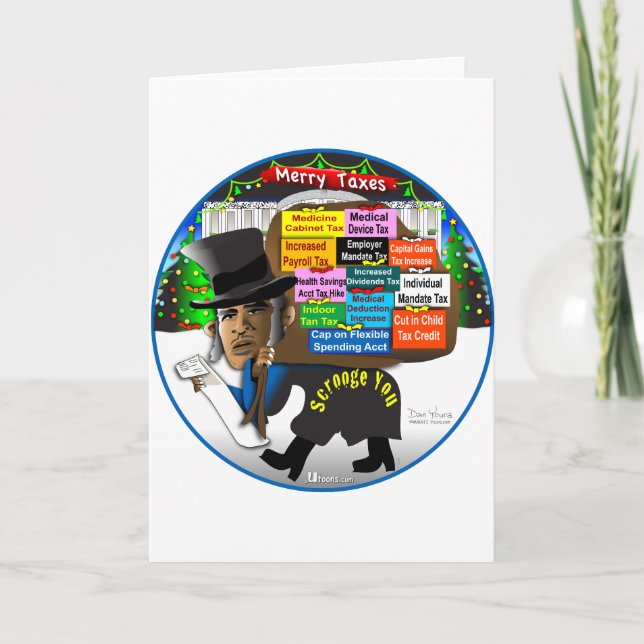 Scrooge You Holiday Card (Front)