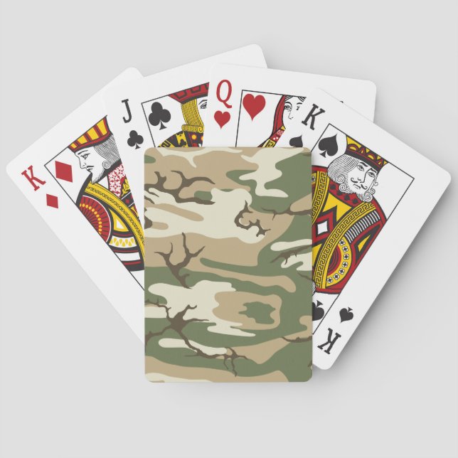 Scrub Camo Playing Cards (Back)