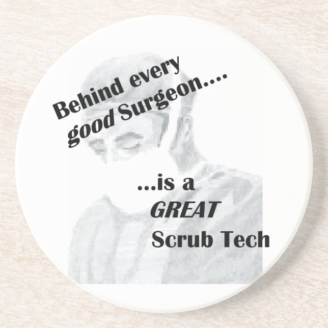 Scrub Tech Coaster (Front)