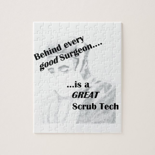 Scrub Tech Jigsaw Puzzle (Vertical)