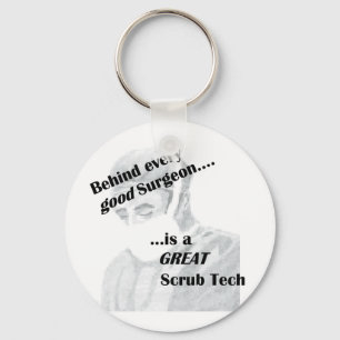 Scrub Tech Keychain