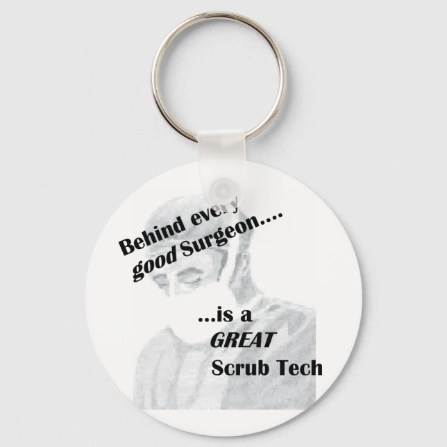 Scrub Tech Keychain (Front)