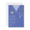 Scrubs Blue Medical Graduation Invitation