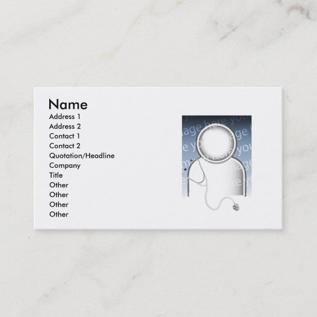 Scrubs - Business Card (Front)