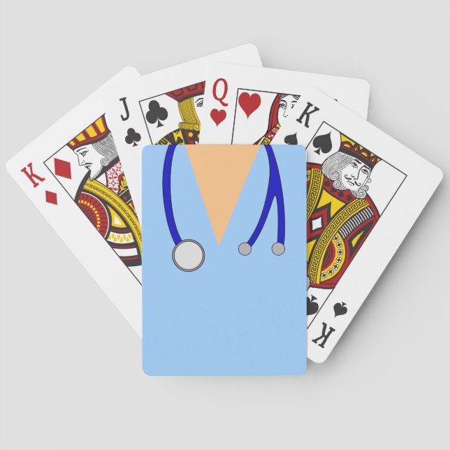 Scrubs Medical Custom Deck of Cards Nurse Doctor (Back)