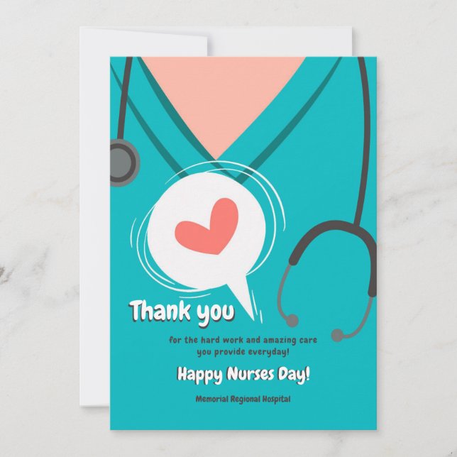 Scrubs Nurses Day Card (Front)