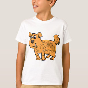 Scruffy Orange Puppy Dog T-Shirt