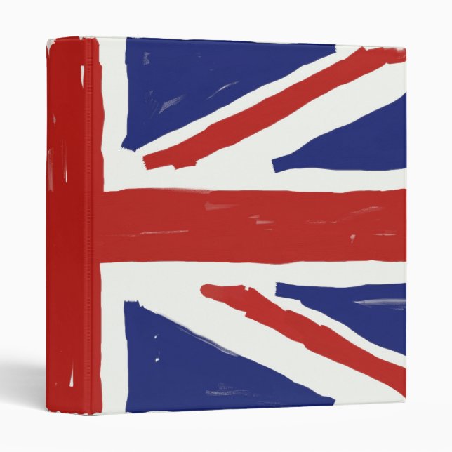 Scruffy Union Jack Binder (Front/Spine)