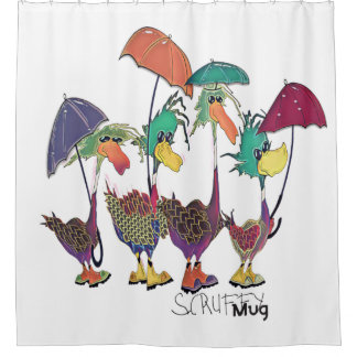 ScruffyMugArtGallery Shower Curtain
