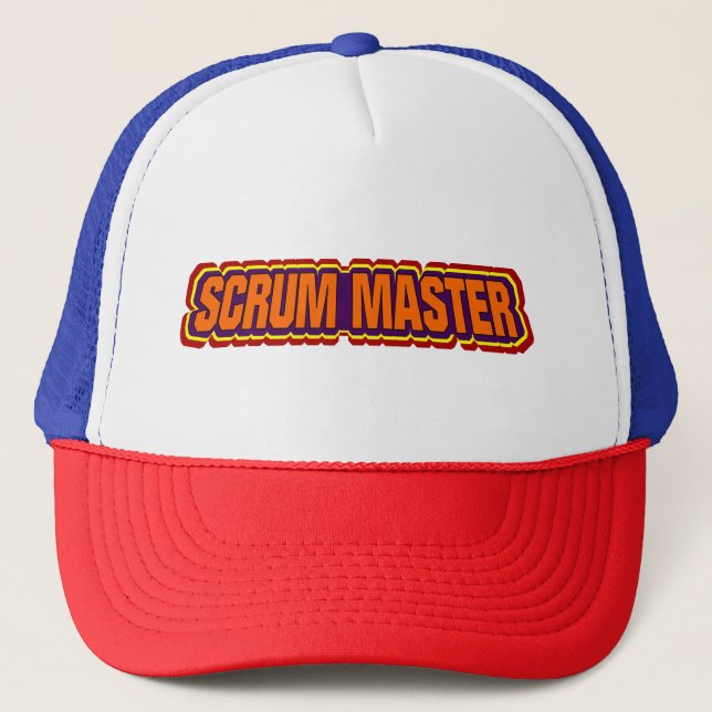 Scrum Master Bold Trucker Hat (Front)