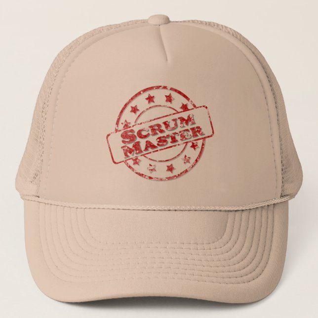 Scrum Master Stamp Trucker Hat (Front)