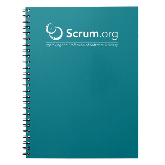 Scrum.org a stigmatisé le carnet (Devant)
