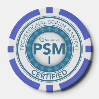 Scrum.org Poker Chip - PSM Certified