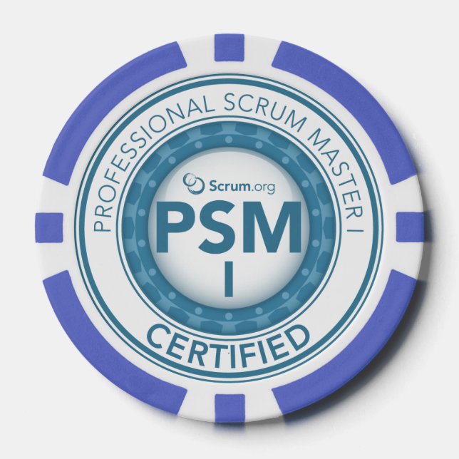 Scrum.org Poker Chip - PSM Certified (Front)