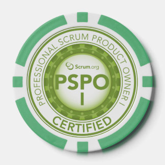 Scrum.org Poker Chip - PSPO Certified
