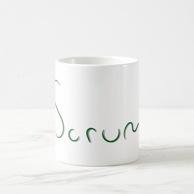 Scrum Text Coffee Mug (Center)