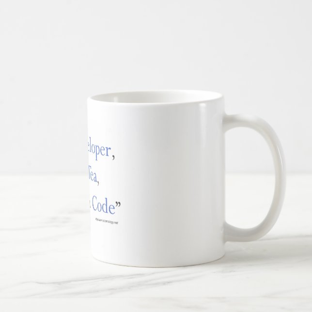 Scrumology User Story Mug - Tea Edition (Right)