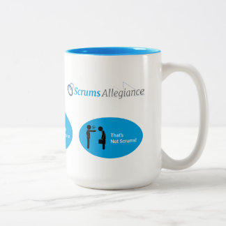 Scrums Allegiance Caffeine Holster Two-Tone Coffee Mug