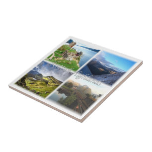 SCT015 SCOTTISH HIGHLANDS BEN NEVIS LOCH, Scotland Tile