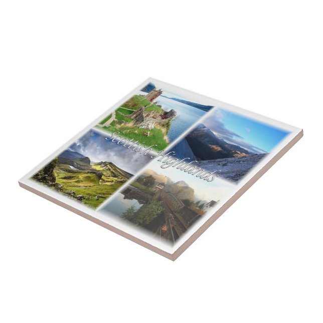 SCT015 SCOTTISH HIGHLANDS BEN NEVIS LOCH, Scotland Tile (Side)