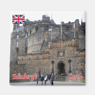 SCT020 EDINBURGH CASTLE, Scotland, Fridge Magnet