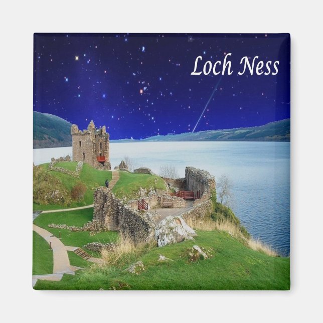 SCT023 LOCH NESS, Scotland, Europe, Fridge Magnet (Front)