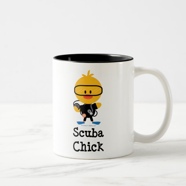 Scuba Chick Mug (Right)