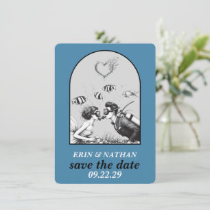 Scuba Couple Save the Date