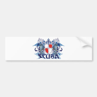 SCUBA CREST BUMPER STICKER