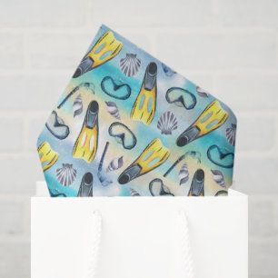Scuba Decoupage Paper, Snorkelling Tissue Paper