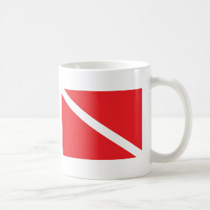 SCUBA Dive Flag Coffee Mug