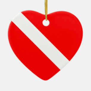 Scuba Dive Flag Ornament (customize it)