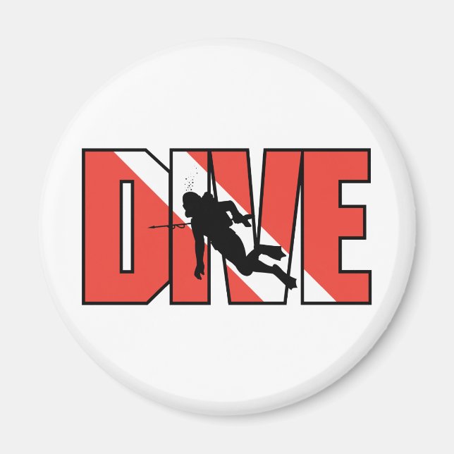 SCUBA Dive Magnet (Front)