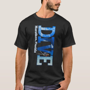 SCUBA DIVE Marathon Diving Snorkelling T-Shirt