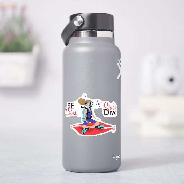 Scuba Dive Meditate Yoga (HydroFlask)