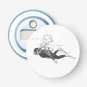 Scuba Diver Bottle Opener