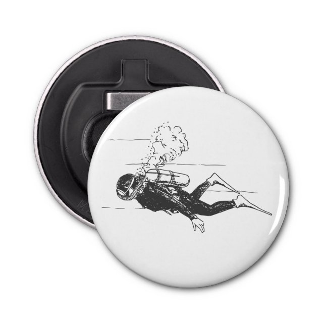 Scuba Diver Bottle Opener (Front)