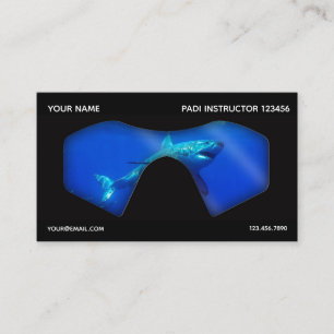 Scuba Diver Business Card